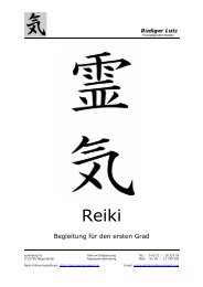 Ich begrüße Dich in Deinem neuen Leben mit Reiki