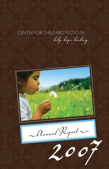 Annual Report  - Center For Child Protection