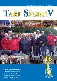 Turn- und Sportverein Tarp e.V. von 1920 - TSV Tarp e.V.