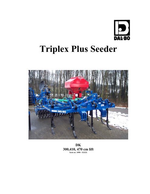 Triplex Plus Seeder - Dal-Bo A/S