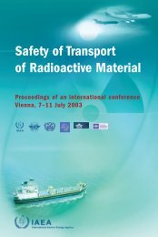 Safety of Transport of Radioactive Material - IAEA Publications ...