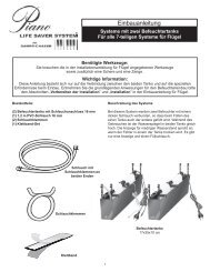 Piano-Life-Saver Zusatz Einbauanleitung 7 teiliges System