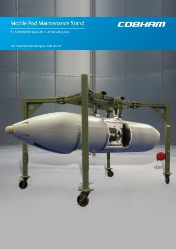 Mobile Pod Maintenance Stand (pdf 322Kb) - Cobham plc