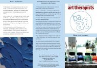 What is art therapy? - British Association of Art Therapists