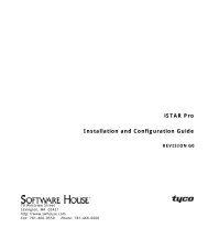 iSTAR Pro Installation and Configuration Guide - Tyco Security ...