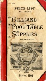 billiard cloth - Digital Collections