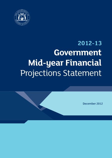 2012-13 Government Mid-year Financial Projections Statement