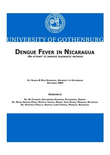 dengue fever in nicaragua - Revista de Medicina Interna de AMICAC