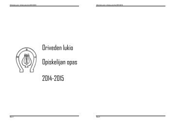 Oriveden lukio Opiskelijan opas 2013-2014 - orivedenkoulut.net