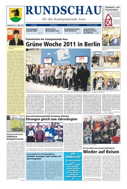 Grüne Woche 2011 in Berlin - Samtgemeinde Asse