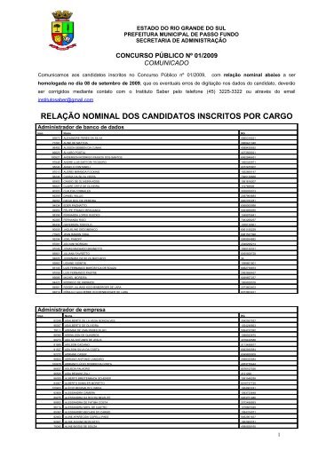 EDITAL DE CONCURSO PÃBLICO NÂº 02/01/2006 - Prefeitura ...