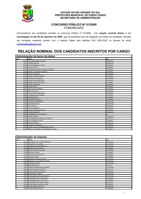 EDITAL DE CONCURSO PÃBLICO NÂº 02/01/2006 - Prefeitura ...