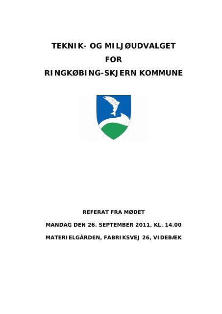 teknik- og miljÃ¸udvalget for ringkÃ¸bing-skjern kommune