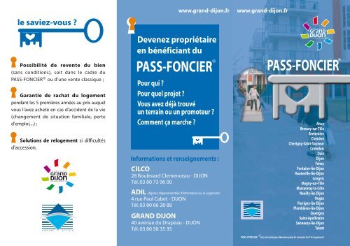 PASS-FONCIER PASS-FONCIER - le Grand Dijon