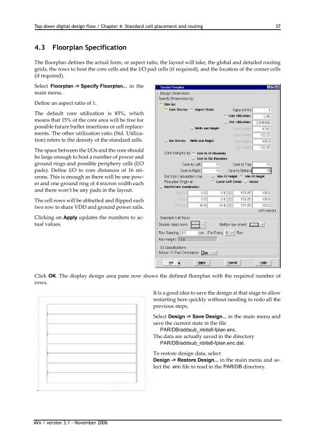 Top-down digital design flow - Microelectronic Systems Laboratory