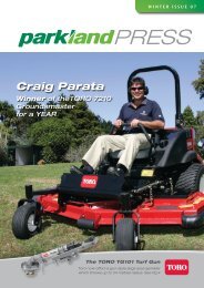 to download the 2010 Toro Performance Parts Catalogue - Parkland