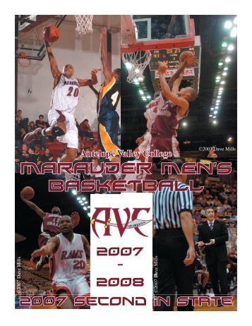 Men's Basketball Media Guide - Antelope Valley College