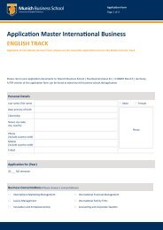 Application Master International Business ENGLISH TRACK Munich