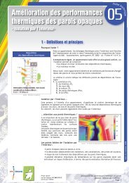 Amélioration des performances thermiques des parois ... - IDEMU