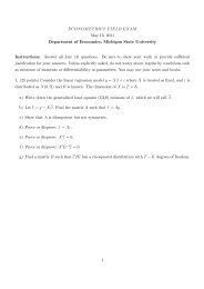 Econometrics Field Exam SS11.pdf - Department of Economics ...