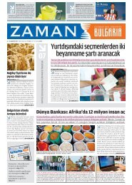 SayÄ± 34 / 22-28 AÄustos 2011 - Zaman Bulgaristan