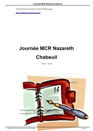 JournÃ©e MCR Nazareth Chabeuil - Paroisse Saint Vincent de l ...