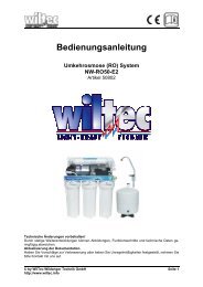 Bedienungsanleitung - WilTec