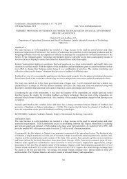 Continental J. Sustainable Development 1 - Wilolud Journals