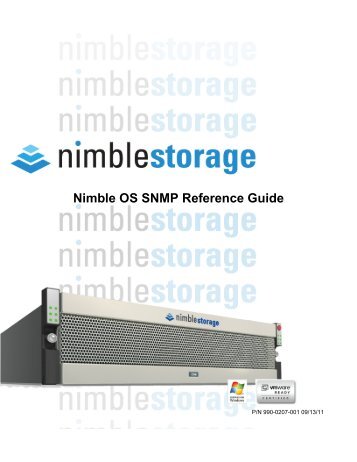 Nimble OS SNMP Reference Guide - Spiceworks Community