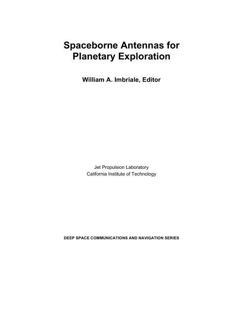 Spaceborne Antennas for Planetary Exploration - DESCANSO - NASA