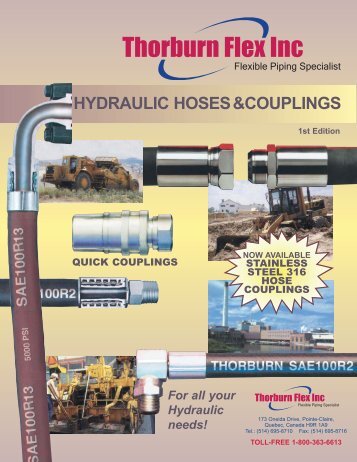 Hydraulic Hose Assemblies - Thorburn Flex Inc