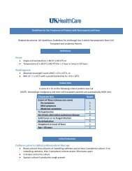 Guidelines for the Treatment of Patients with Neutropenia and Fever