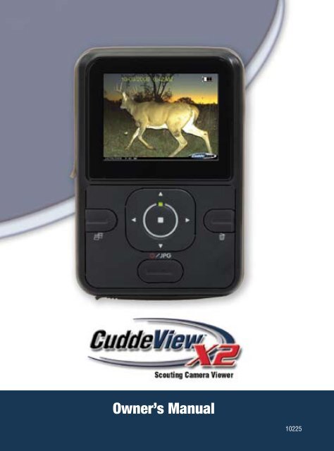 CuddeView X2 - Support - Cuddeback