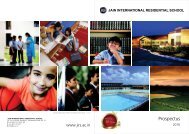 Download the Prospectus - Jain International Residential School