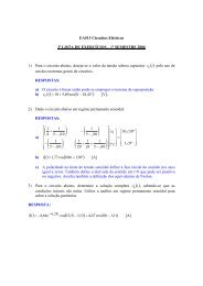 Respostas da 3a Lista - DECOM