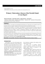 Primary Tuberculous Abscess of the Parotid Gland: A ... - Tanaffos