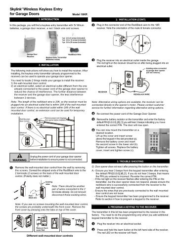 User Manual - Skylink Products
