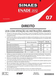 DIREITO - Inep