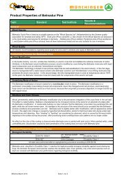 Product Properties of Belmadur Pine - Adolf Münchinger Holz