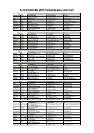 Terminkalender 2010 Verbandsgemeinde Eich