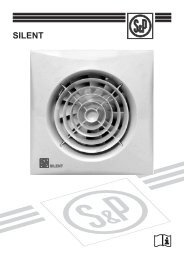 SILENT User Manual - Soler & Palau Sistemas de VentilaciÃ³n, SLU