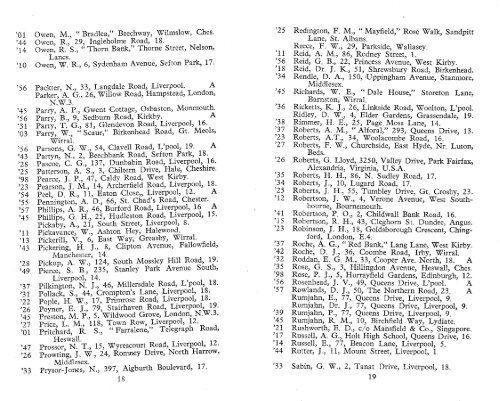 MEMBERS'LIST 1958 - Liobians.org