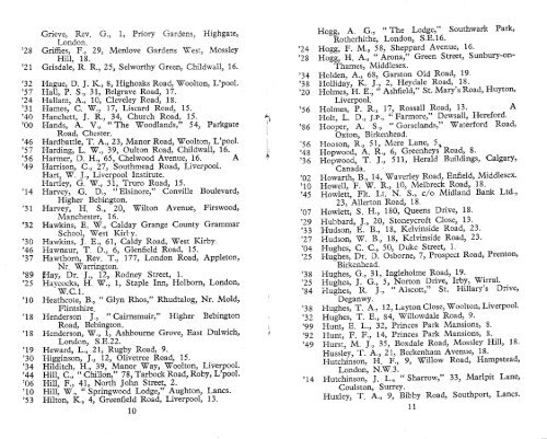 MEMBERS'LIST 1958 - Liobians.org