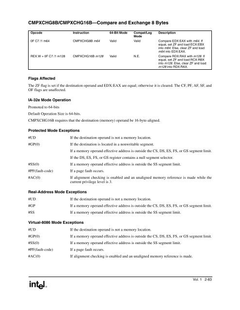 IntelÂ® Extended Memory 64 Technology Software Developer's Guide