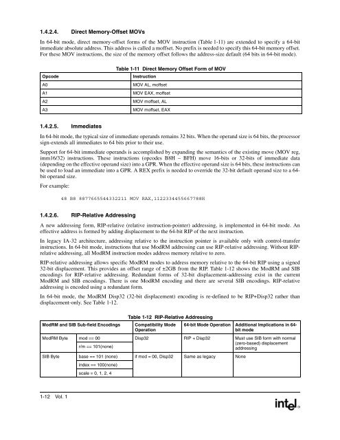 IntelÂ® Extended Memory 64 Technology Software Developer's Guide