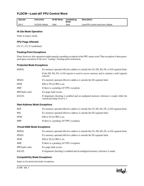 IntelÂ® Extended Memory 64 Technology Software Developer's Guide