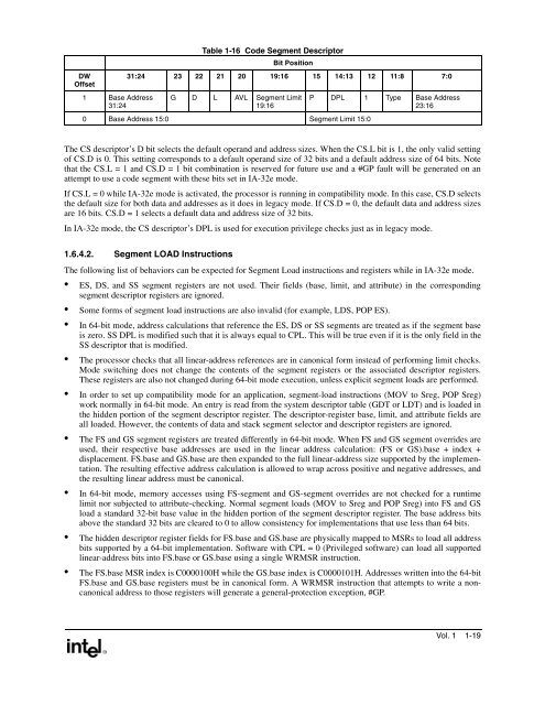 IntelÂ® Extended Memory 64 Technology Software Developer's Guide