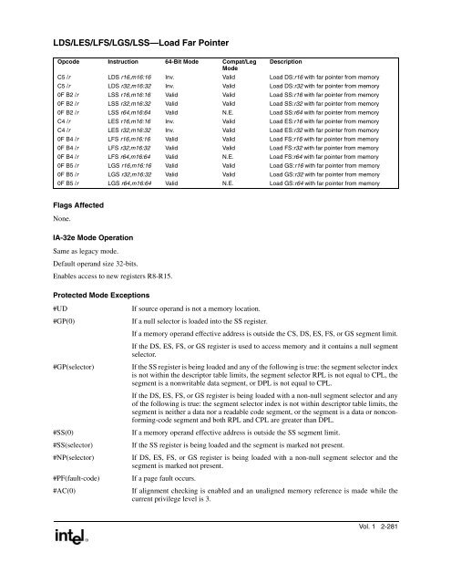 IntelÂ® Extended Memory 64 Technology Software Developer's Guide