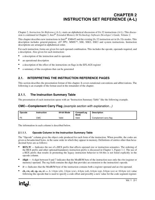 IntelÂ® Extended Memory 64 Technology Software Developer's Guide