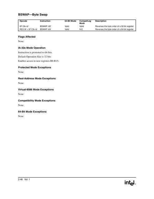 IntelÂ® Extended Memory 64 Technology Software Developer's Guide